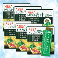 【夏限定】まるっと健康トリプル青汁ゼリー&times;6
